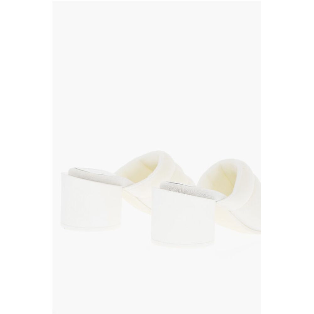 Мюли MM6 с подкладкой и квадратным носком 7 см Maison Margiela, White — фото 2