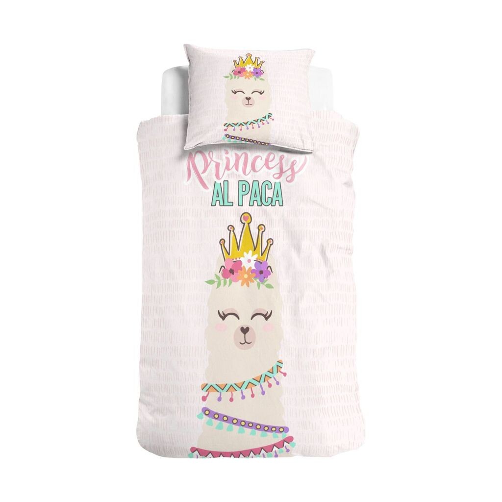 

Постельное белье Little Monster Renforce 135х200 см Princess Al Paca Розовый