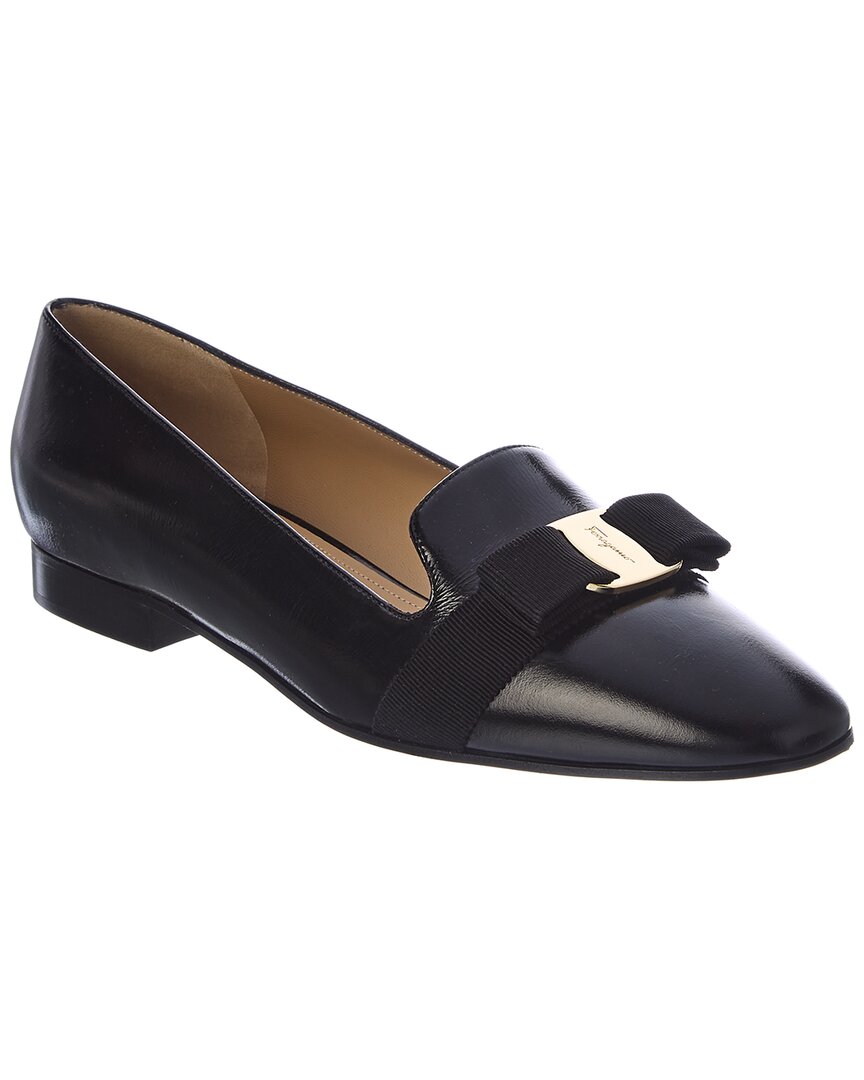 Ferragamo Laufer кожаные лоферы Salvatore Ferragamo, черный
