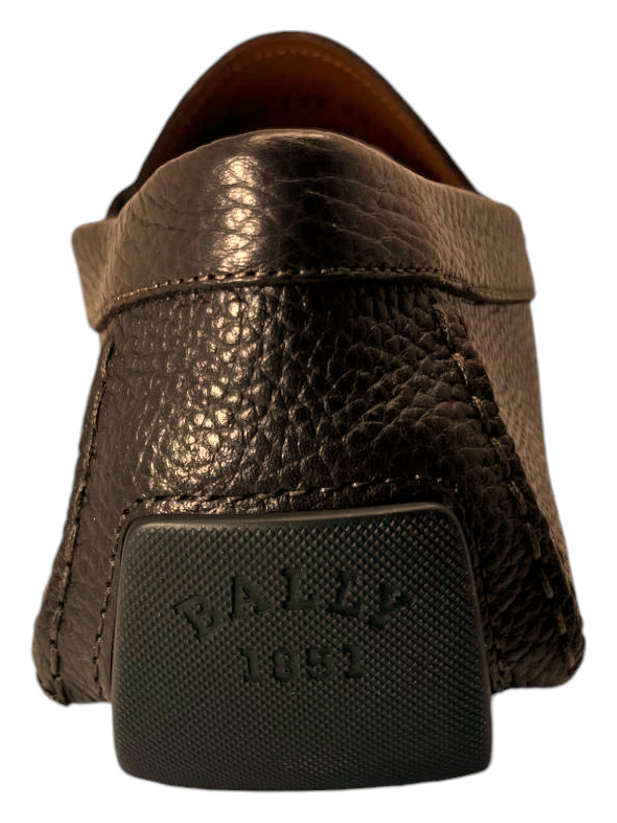 Bally Waltec 6230202 Мужские лоферы из зернистой телячьей кожи шоколадного цвета, коричневый — фото 4