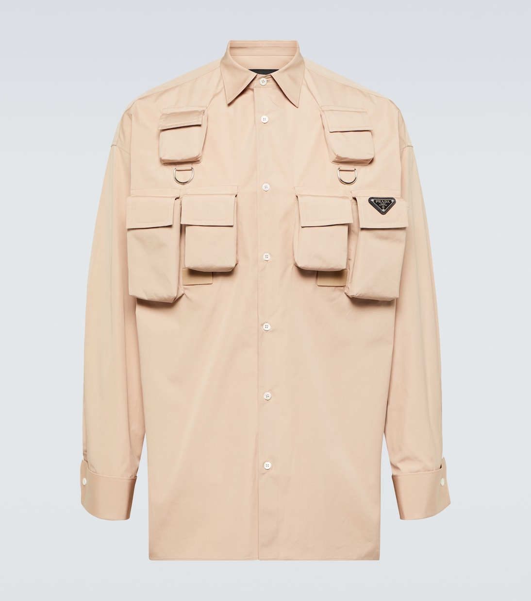 

Хлопковая рубашка Oxford Prada, Cammeo