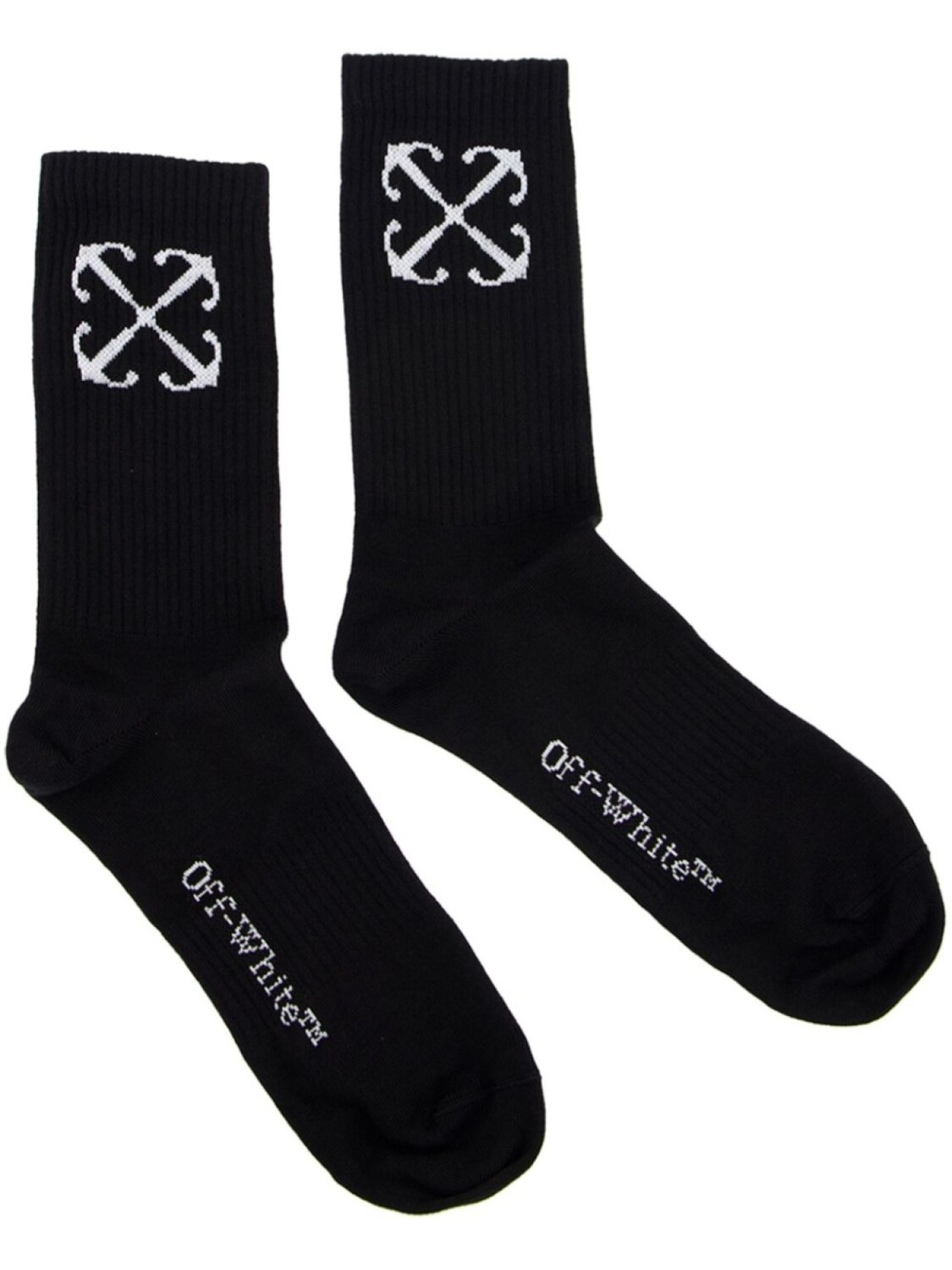 

Off-White носки с логотипом Arrows, черный