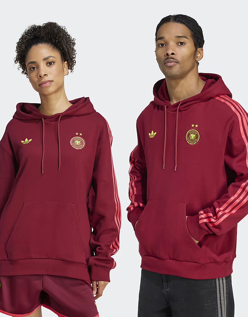 

Толстовка Germany в цвете team coll, бордовая 2 Adidas Originals