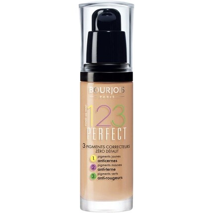 

Bourjois 123 Perfect Medium Coverage Liquid Foundation 53 Light Beige 30 мл