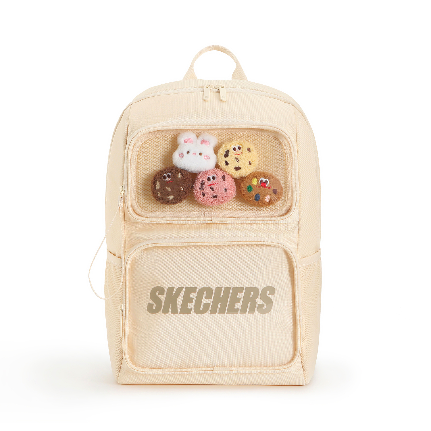 

Skechers Лёгкий и универсальный рюкзак обычный унисекс светло-песочный жёлтый, Light Sand Yellow+Bear Cake Doll