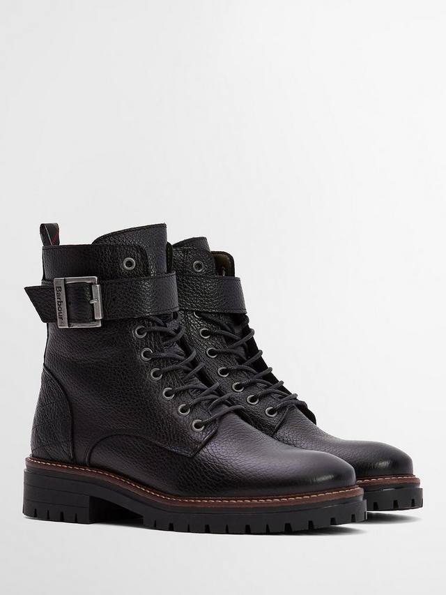 Кожаные ботинки Heidi Commando Barbour, Black — фото 2