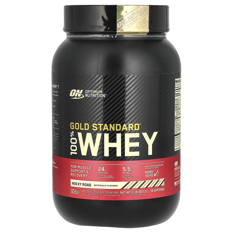 

Optimum Nutrition, Gold Standard 100% Whey, протеиновая сыворотка со вкусом мороженого, 907 г (2 фунта)