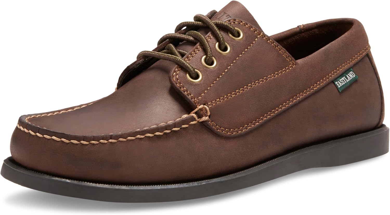 

Мужские мокасины Eastland Falmouth с четырьмя отверстиями для шнурков, коричневый