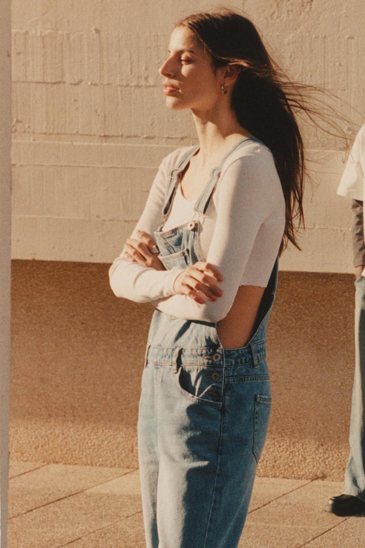 

Джинсы из денима Pull And Bear, синий