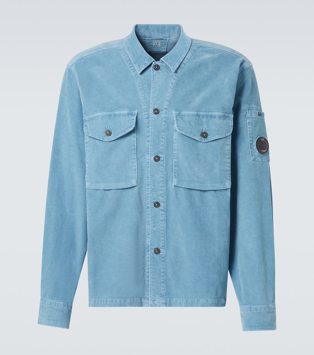 

Хлопковый вельветовый овершерт C.P. Company, Aegan Blue