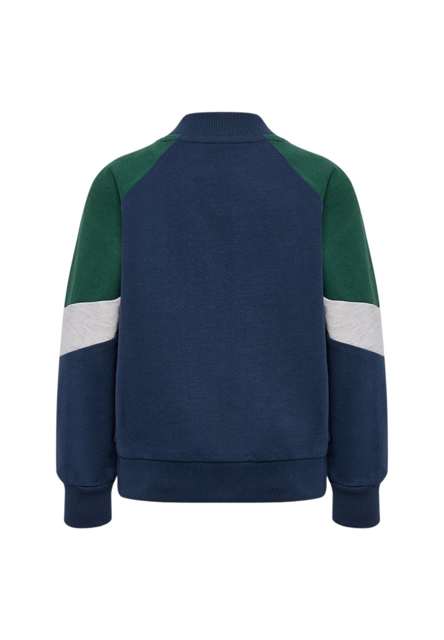 Толстовка Hummel LOOSE BLOCK ZIP, Dress Blues/Blue — фото 2