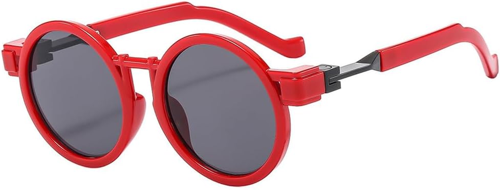 

Круглые женские солнцезащитные очки в стиле панк с градиентным покрытием и защитой от УФ-излучения UV400 для занятий спортом на открытом воздухе, бега и езды на велосипеде generic, Red