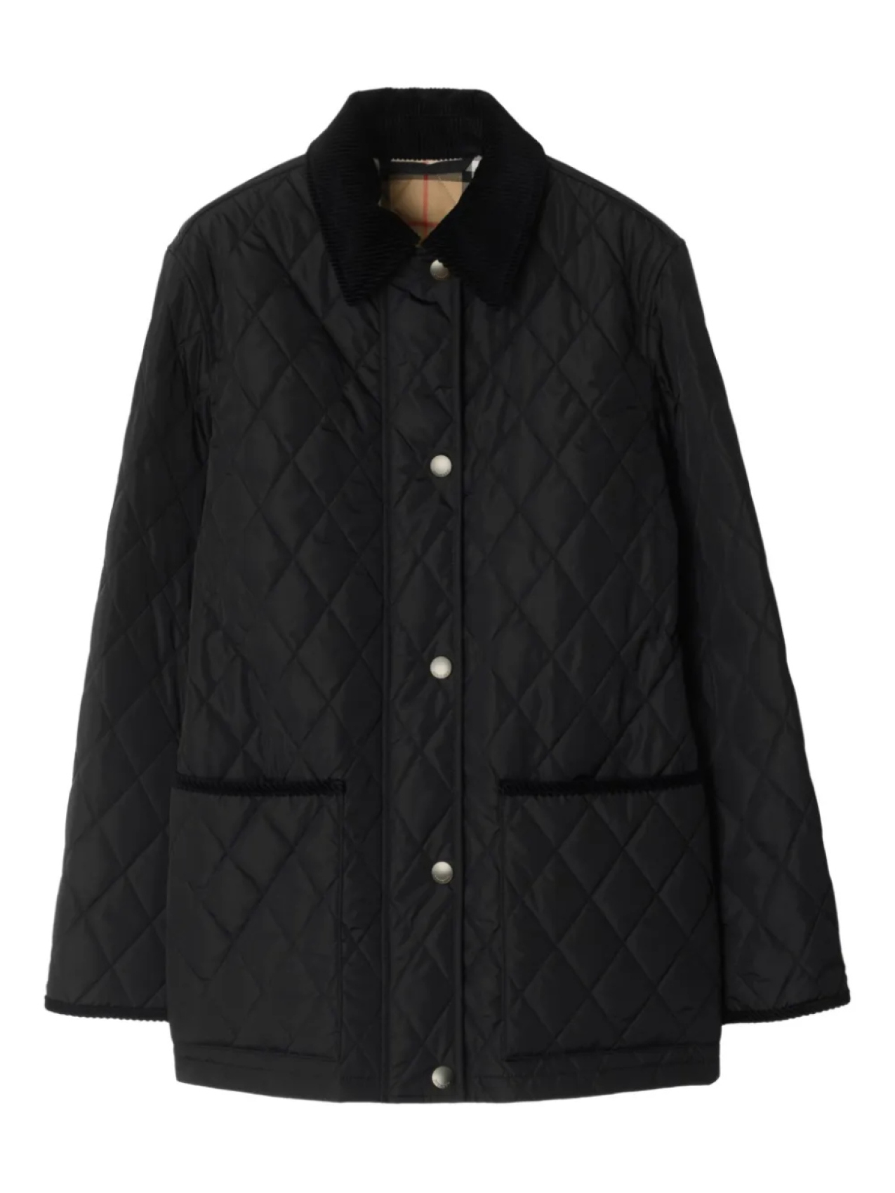 

Стеганая куртка Burberry, черный