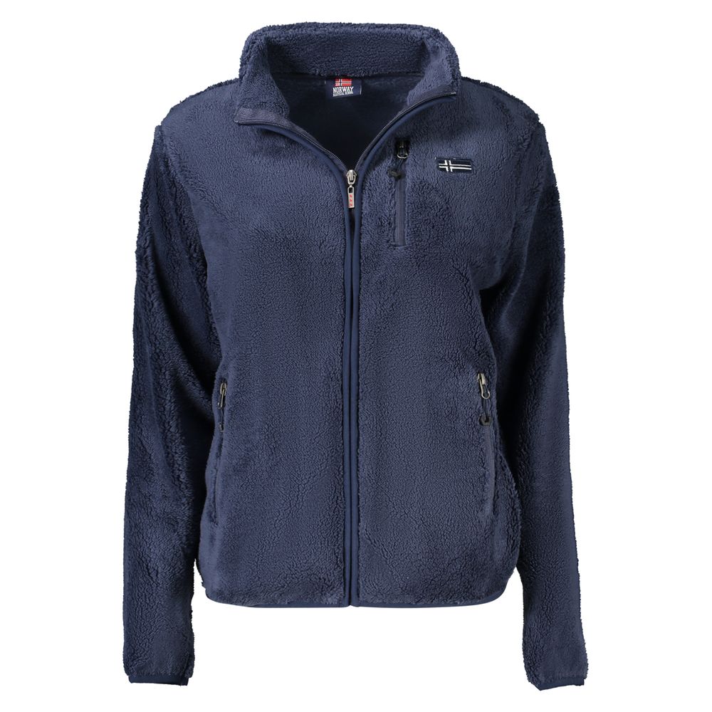 

Синяя женская куртка из полиэстера Geographical Norway