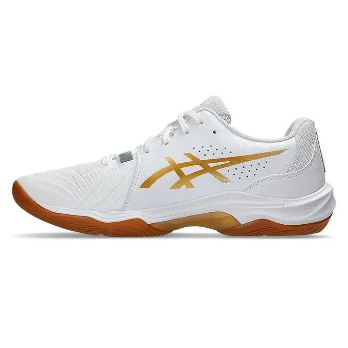 Кроссовки для бадминтона «Court Control FF 4» от ASICS, White X P Gold (100) — фото 4