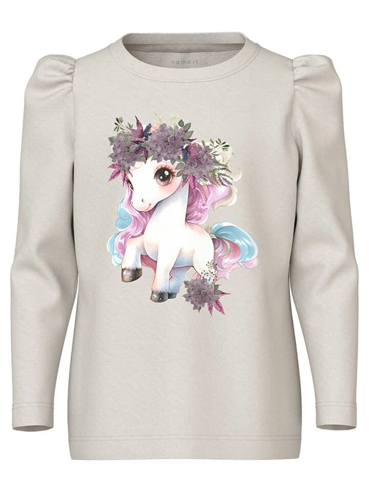 

Лонгслив name it Naia, цвет beige/bunt