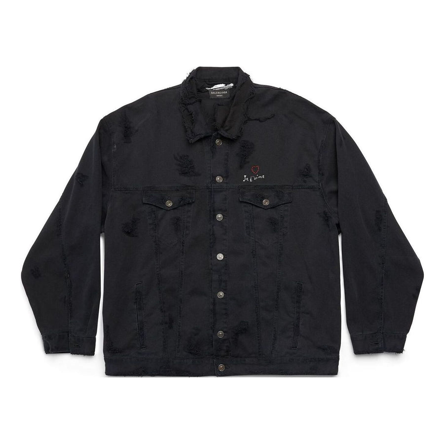 

Куртка Balenciaga Je t'aime Oversized Jacket 'Black', черный