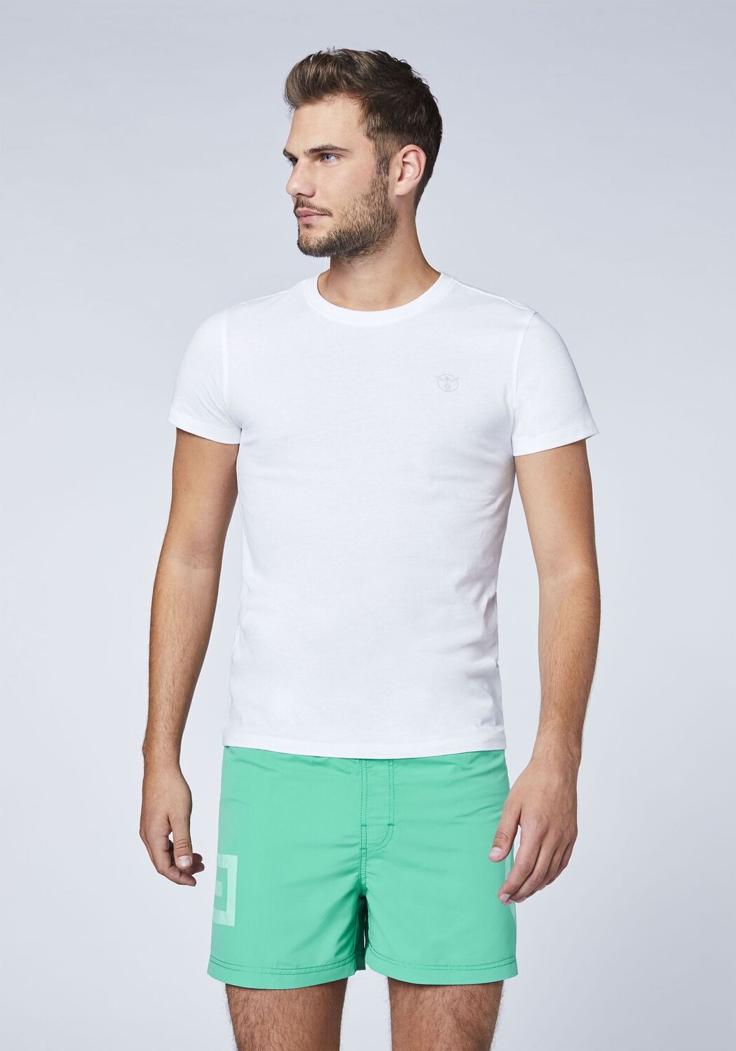 

Футболки базового стиля с логотипом CHIEMSEE, цвет Bright White