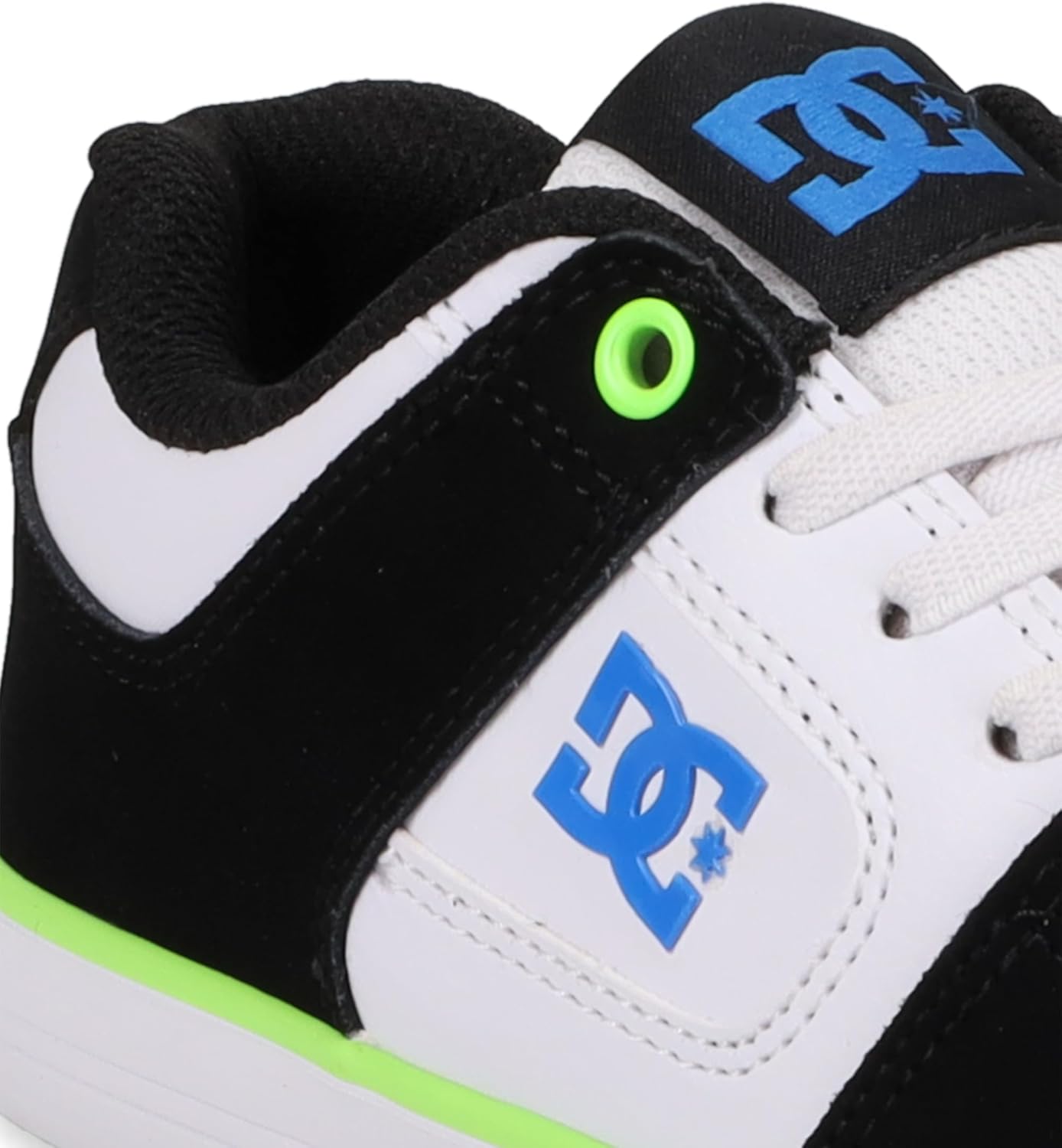 Мужские кеды DC Court Graffik Dc Shoes, белый/черный/бирюзовый — фото 2