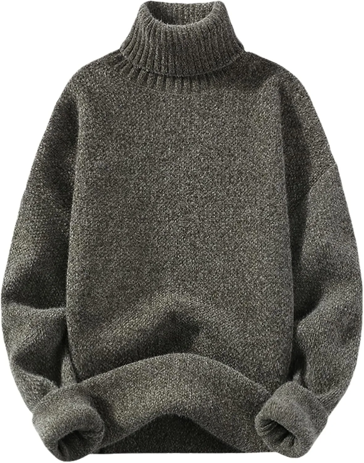 

Мужской свитер водолазка Solid Color HOURVNEI