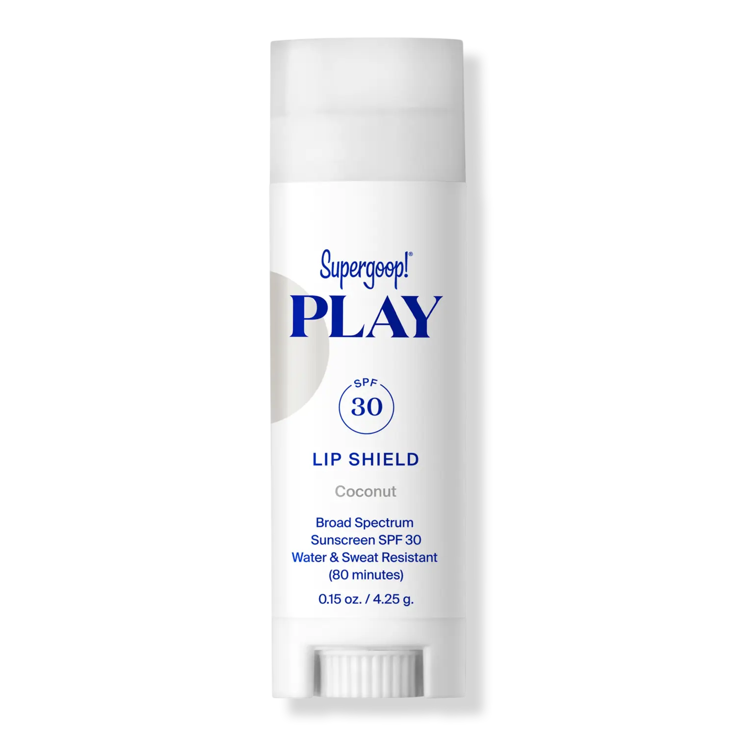 

Бальзам для губ PLAY Lip Shield SPF 30 с солнцезащитным фильтром Supergoop!, Coconut