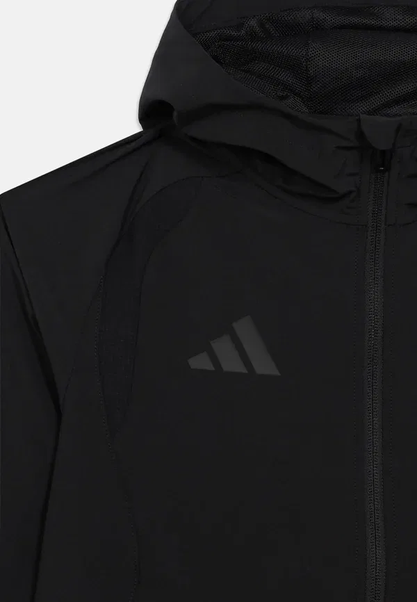 Куртка ветровка детская тренировочная Tiro travel Adidas Performance, черный — фото 3