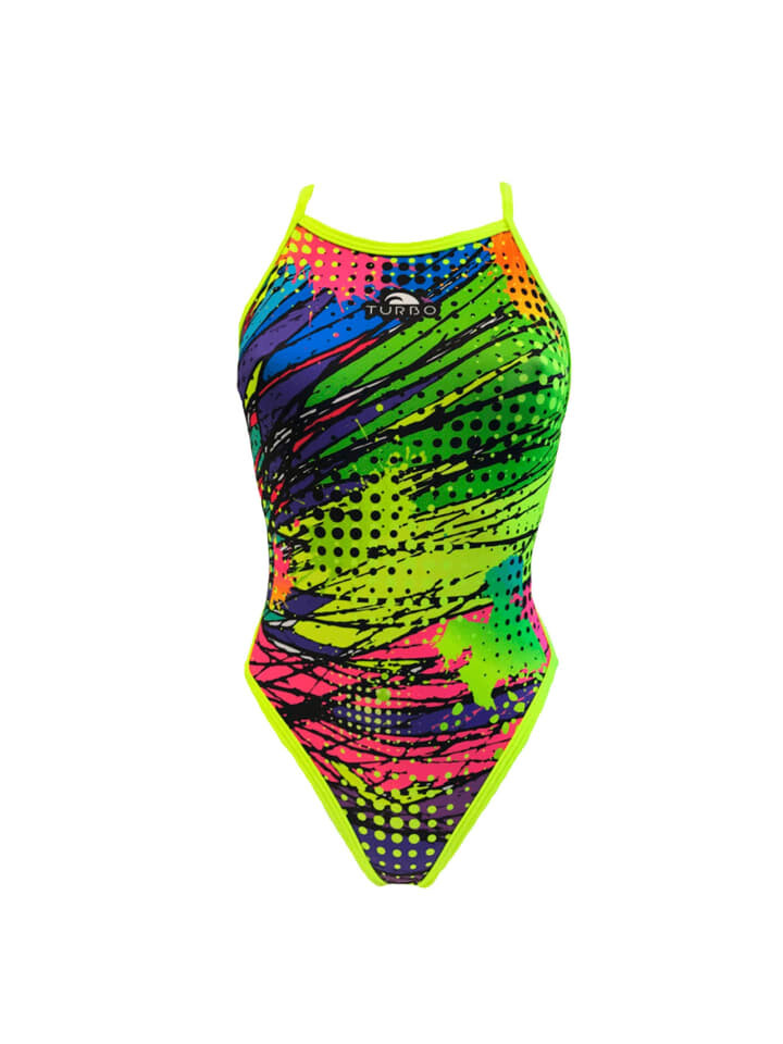 

Купальник Turbo Badeanzug Sport Kriptonie mit offenem Rücken, зеленый