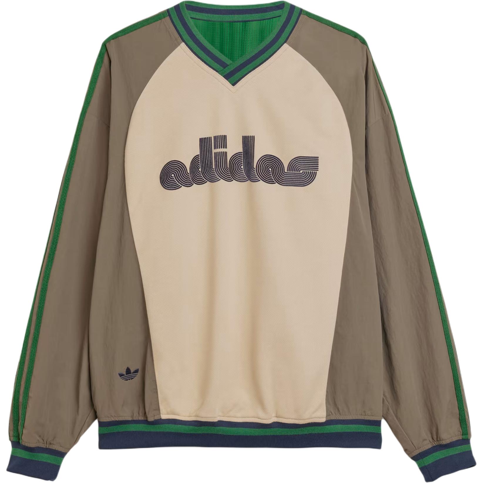 

Adidas X Brain Dead Originals свитшот с цветными блоками и логотипом Adidas Originals, серый/зеленый