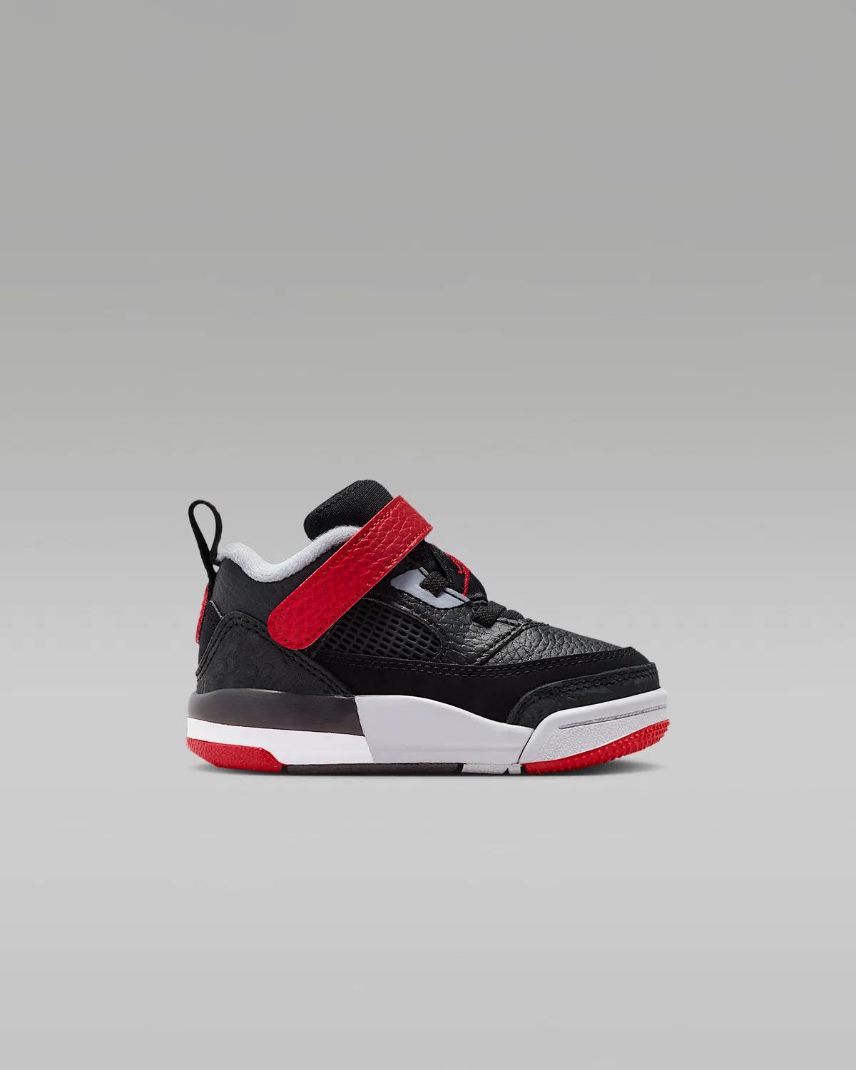 Детские кроссовки Jordan Spizike Low, Black/Wolf Grey/White/Gym Red — фото 3