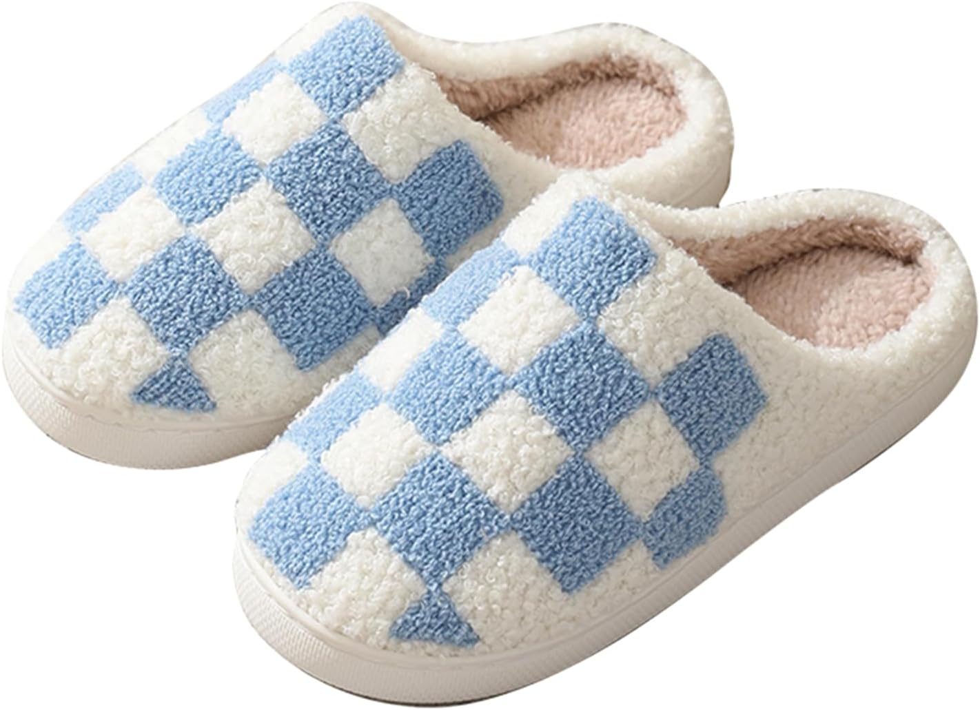 

Мультяшные тапочки для женщин и мужчин, мягкие, пушистые, теплые, легкие, с нескользящей подошвой, милые домашние тапочки, удобные для дома и улицы, в виде сердца, ночные, с грибами, вишней, клубникой, с изображением злого глаза Coleyn, синий