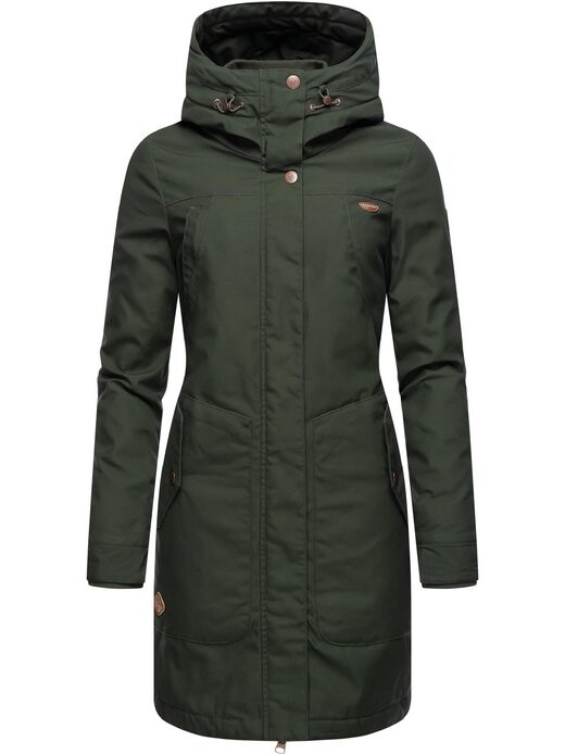 

Зимнее пальто jannisa Ragwear, зеленый