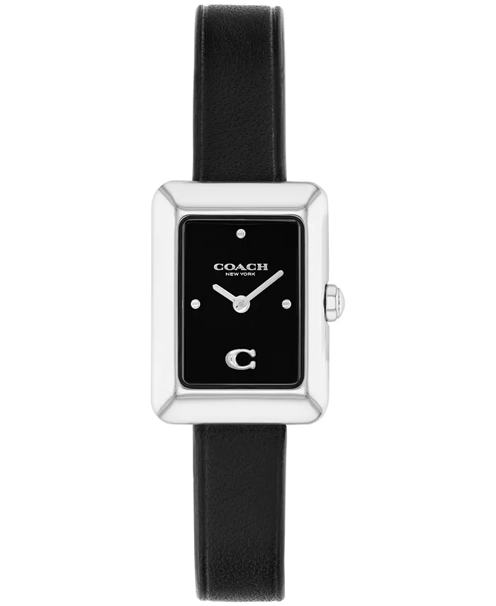 

Женские часы Mara Black с кожаным ремешком, 19 x 26 мм Coach