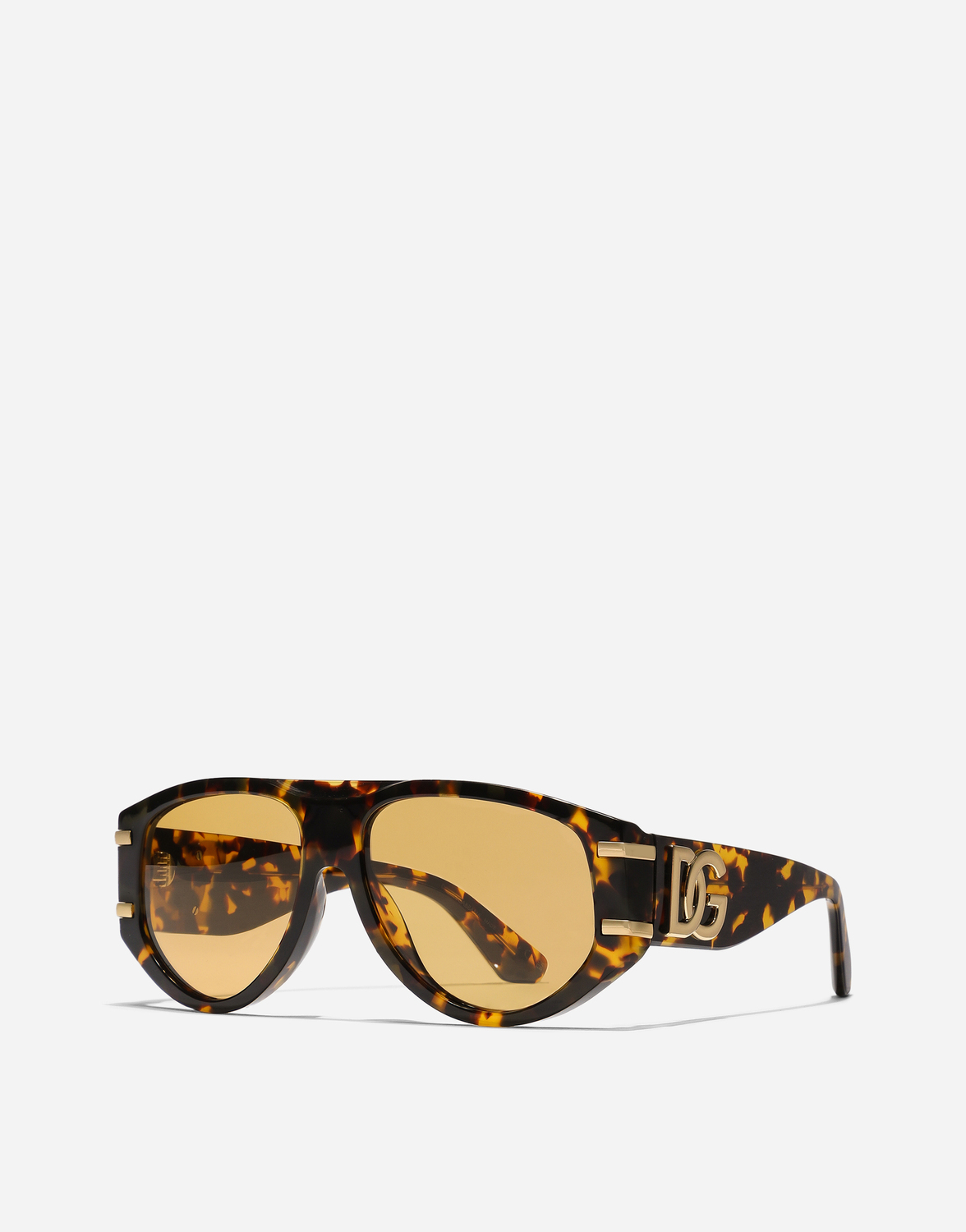 Солнцезащитные очки dg griffe Dolce & Gabbana, желтый гавана — фото 3