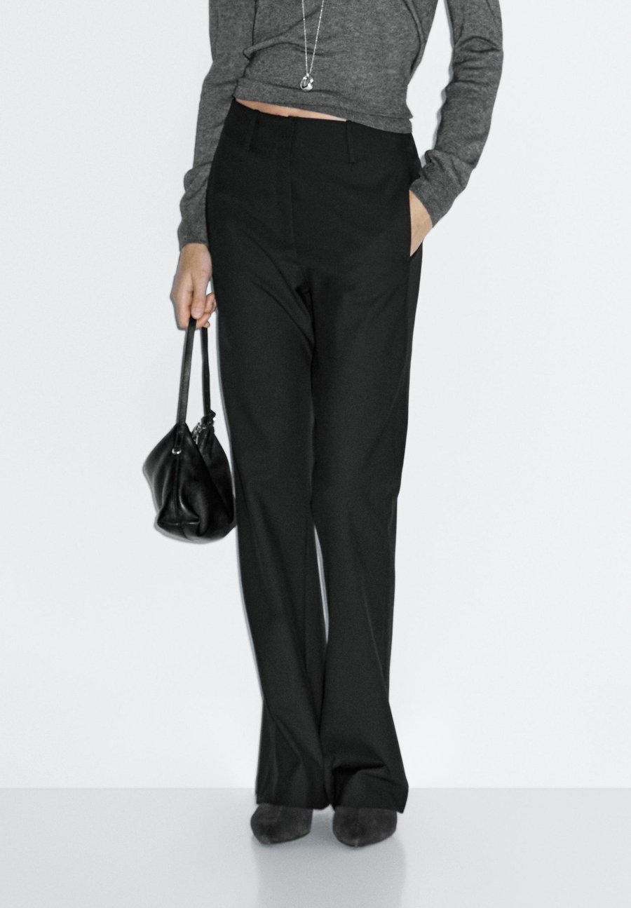 

Брюки Massimo Dutti FLARE FIT, Black