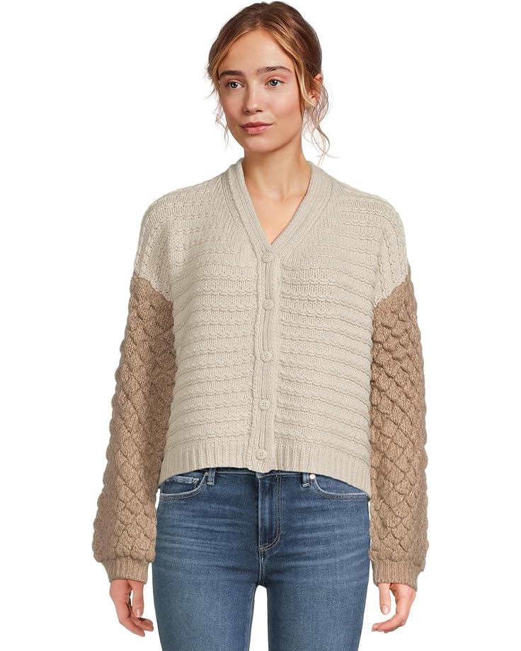 

Женский кардиган Splendid Maria Bobble, Pale Oak Heather/Light Cedar Heather