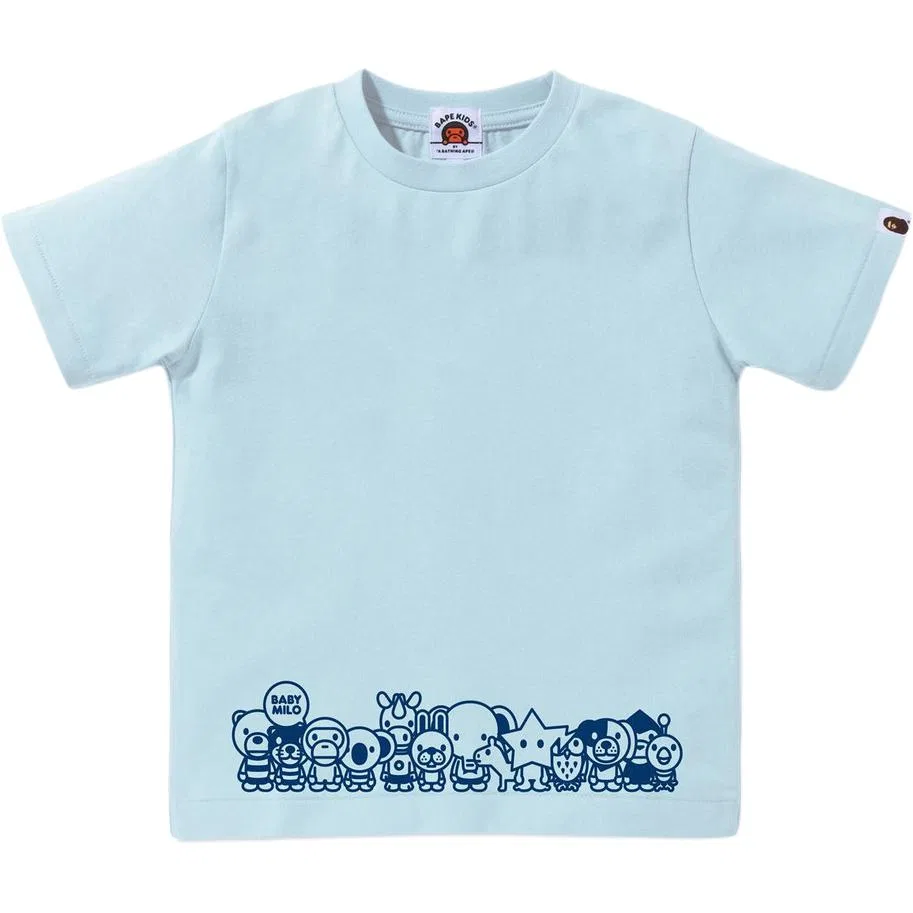 Детская футболка с круглым вырезом A BATHING APE, Beige — фото 4