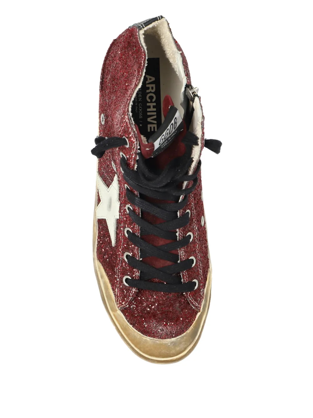Кеды Francy Penstar Golden Goose, красный — фото 3
