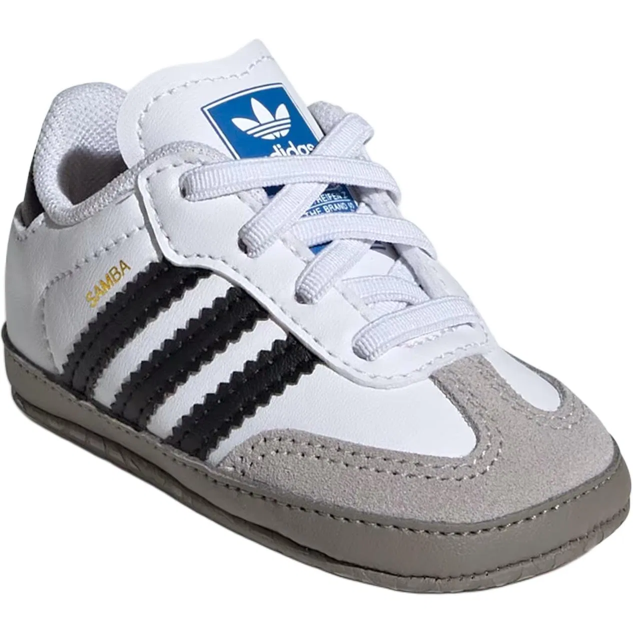 Кроссовки Samba Abrasion Resistant низкие для малышей Cloud White/Core Black Adidas Originals — фото 4