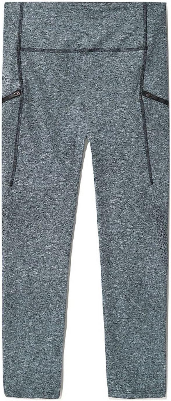 

Укороченные леггинсы Victoria's Secret Pink Active Crop Ultimate с высокой талией, цвет серый, новые, Gray
