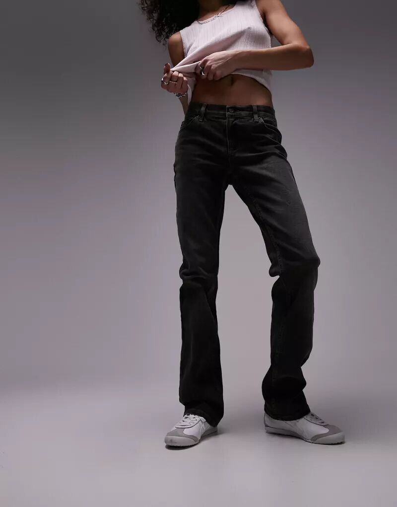 

Грязно-серые джинсы Topshop Bootcut