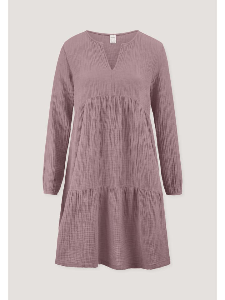 

Муслиновая ночная рубашка цвета пыльной розы Hessnatur