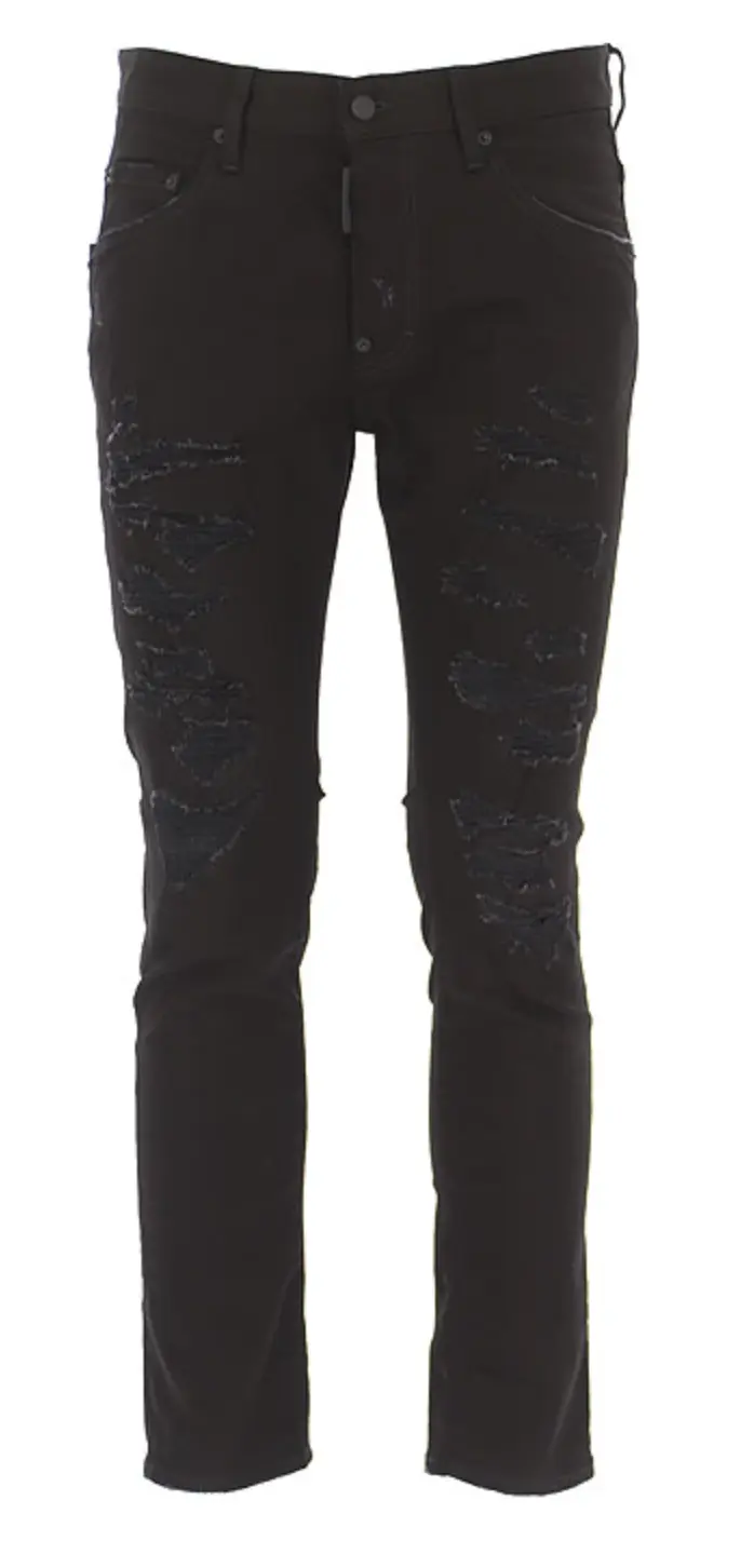 

Черные хлопковые мужские джинсы Dsquared2