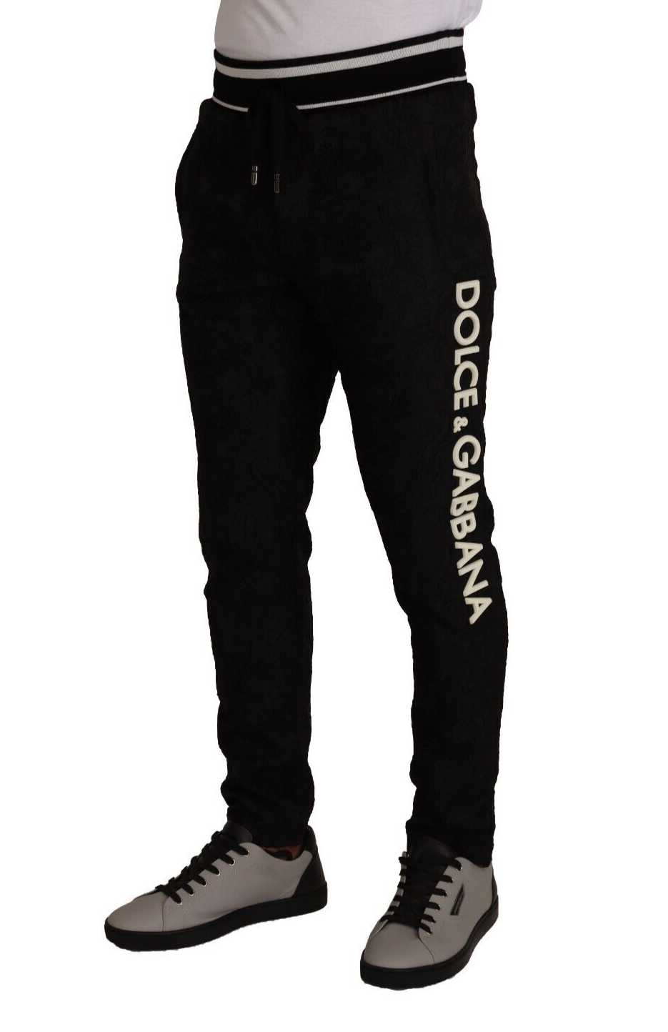 

Элегантные черные спортивные штаны Dolce & Gabbana