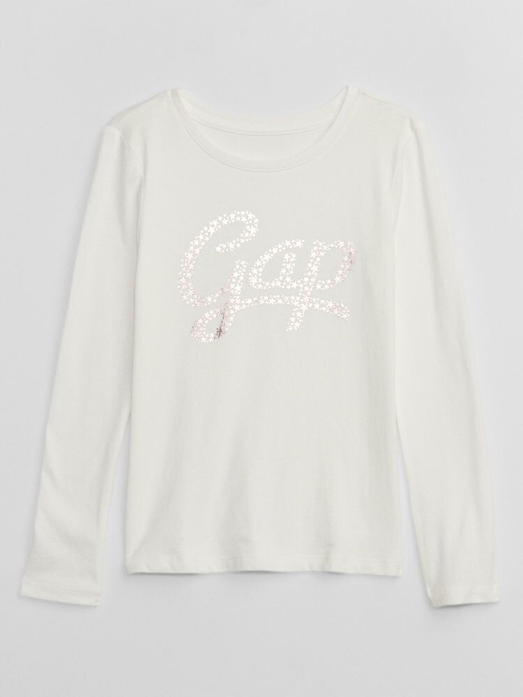 

Детская футболка с логотипом Gap, белый