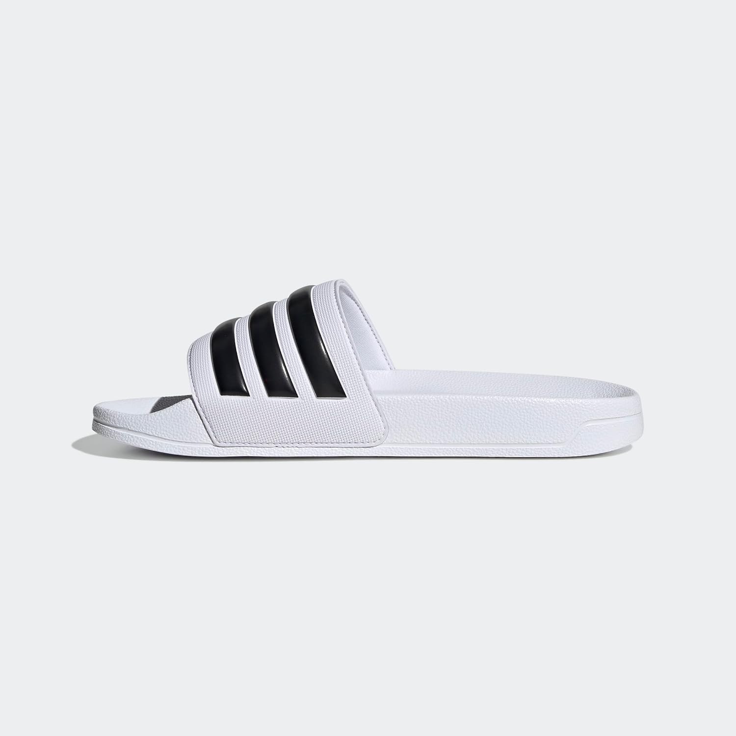 Унисекс сланцы для душа adidas Adilette, белый/черный — фото 2