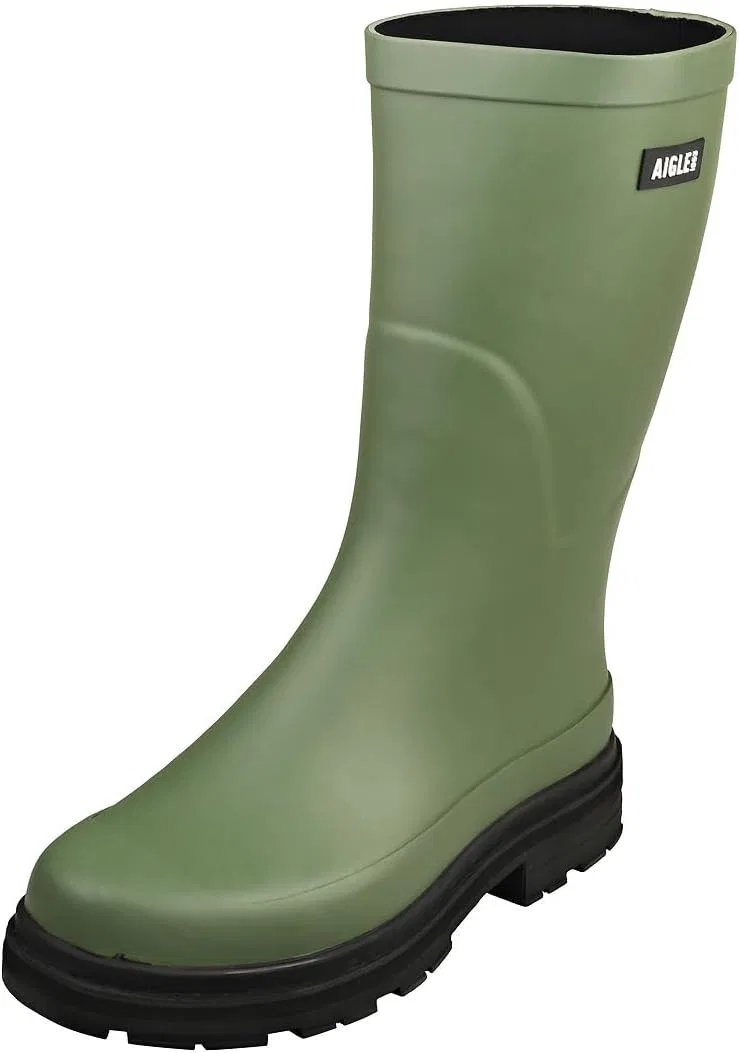 Резиновые ботинки Aigle Men's Mid Rain M, 9000P Black Pr