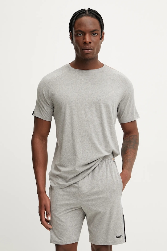 

Футболка оверсайз Boss, серый