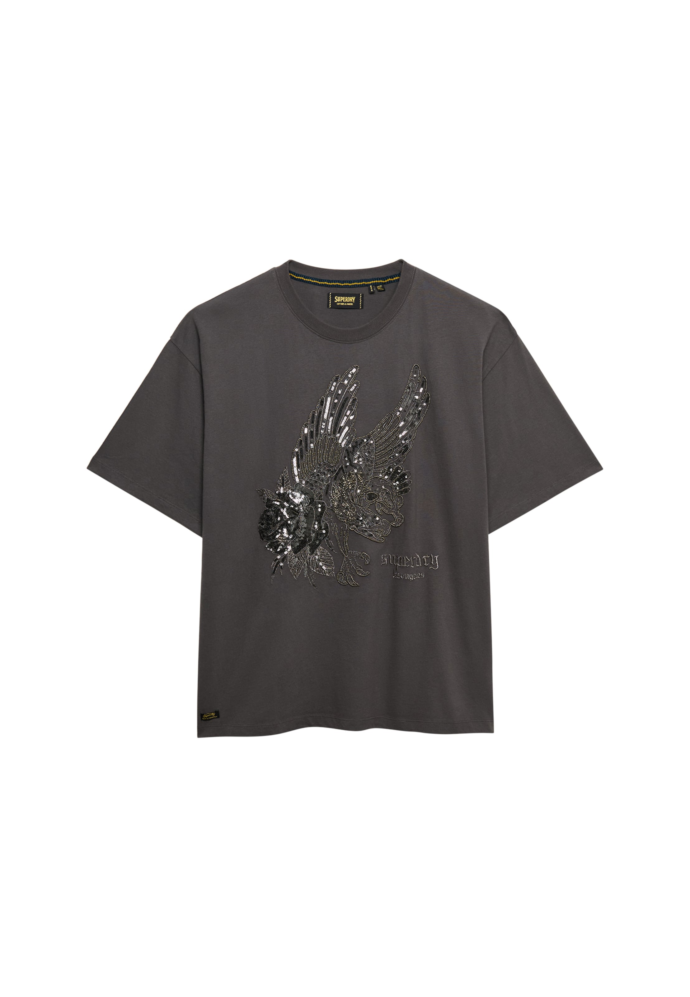 

Superdry & Co Футболка в темно-сером цвете