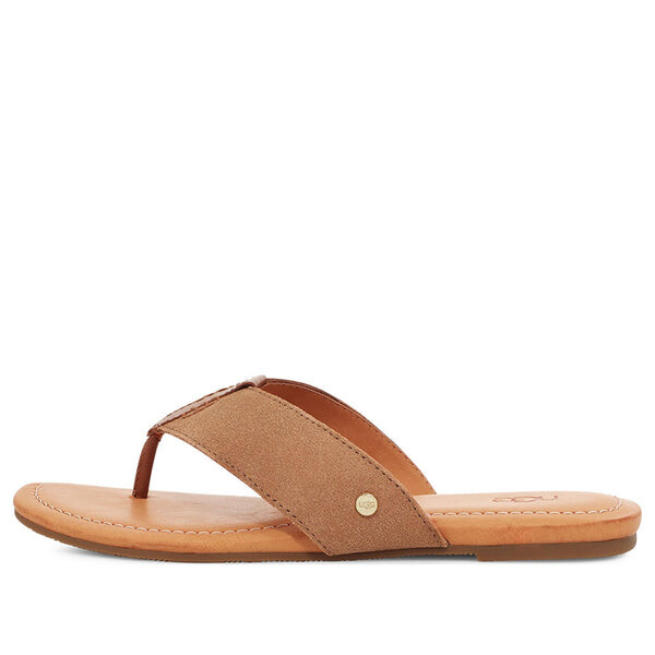 Тапочки carey thongs 'chestnut' Ugg, бежевый