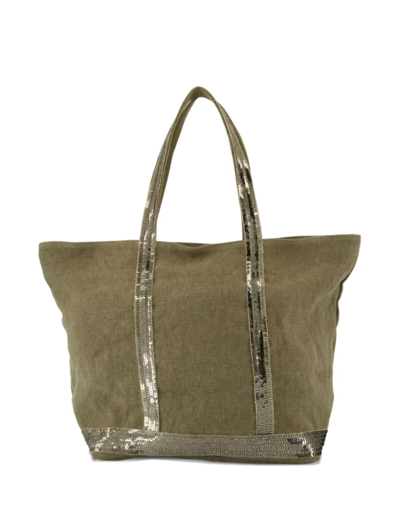 

Сумка-шоппер Vanessa Bruno Cabas M с отделкой пайетками, зеленый